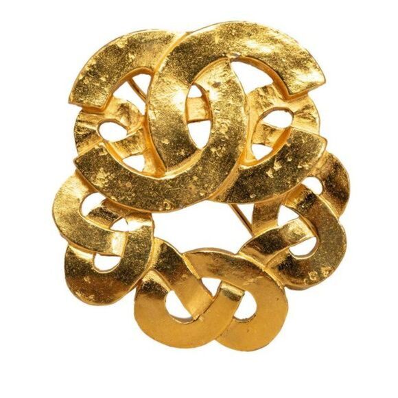 Chanel Swirling CC Brooch - Picture 1 of 8